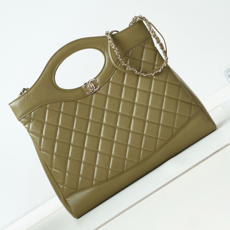 Ch*el top handle bags